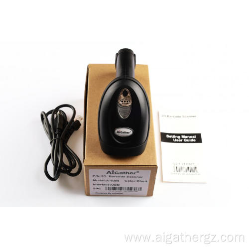 2D wireless bluetooth handheld barcode scanner